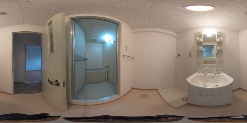 パノラマ画像バスルーム