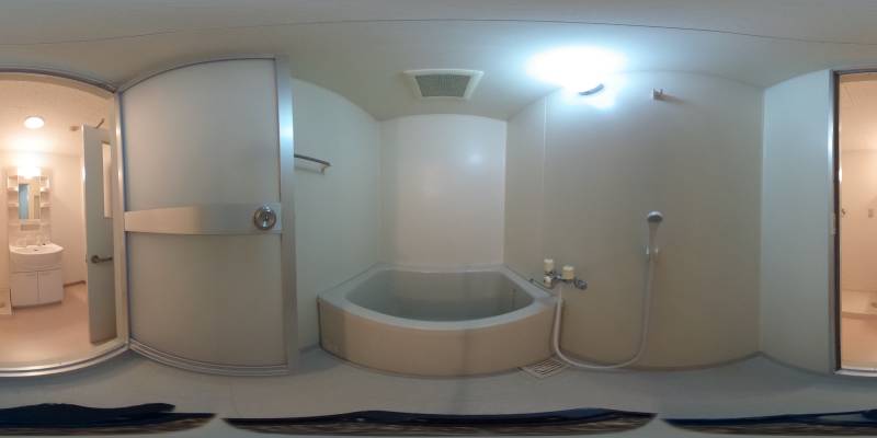 パノラマ画像バスルーム