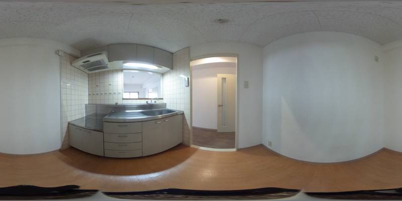 パノラマ画像キッチン