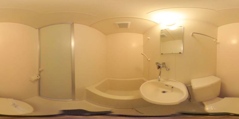 パノラマ画像バスルーム