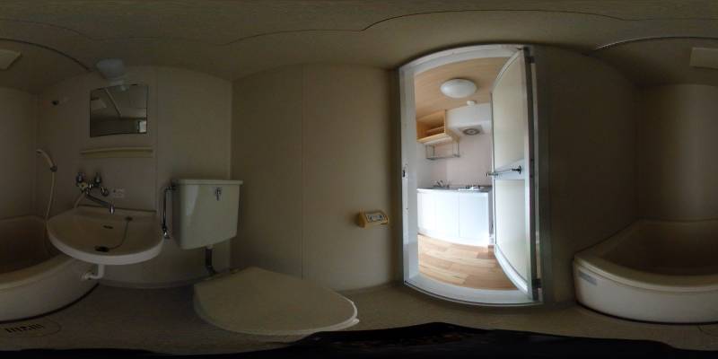 パノラマ画像バスルーム