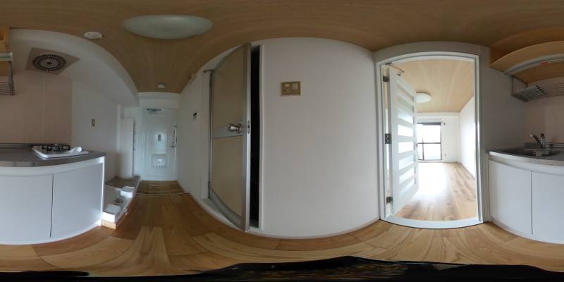 パノラマ画像キッチン