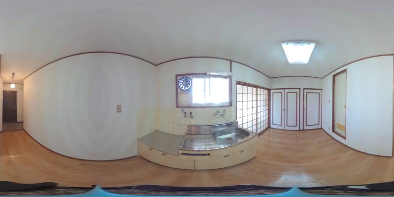 パノラマ画像キッチン