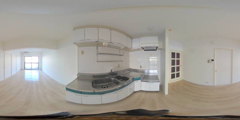 パノラマ画像キッチン