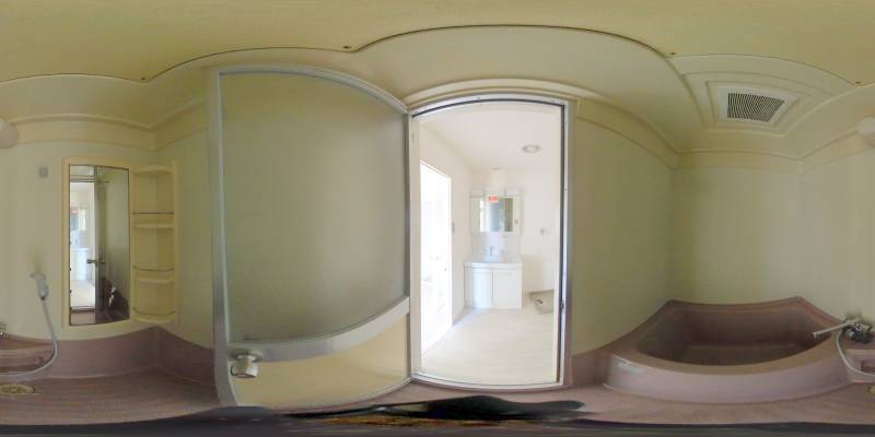 パノラマ画像バスルーム