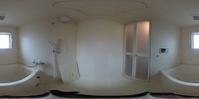 パノラマ画像バスルーム