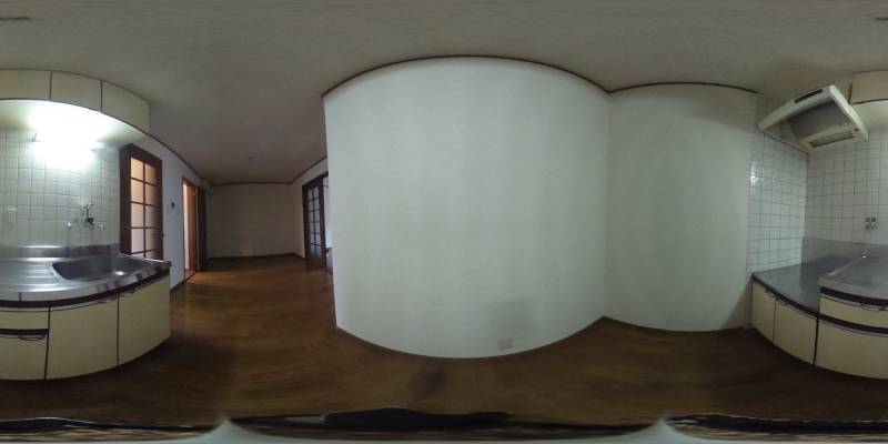 パノラマ画像キッチン