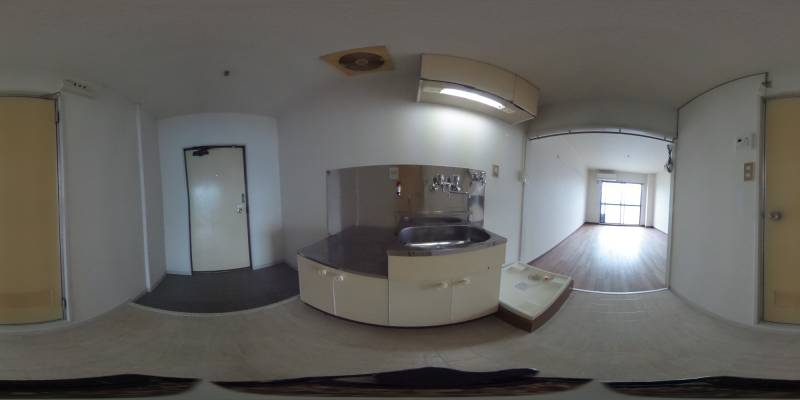 パノラマ画像キッチン