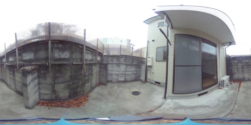 パノラマ画像バルコニー