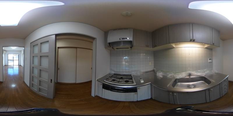 パノラマ画像キッチン