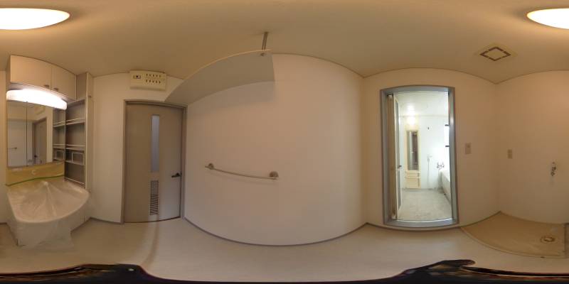 パノラマ画像洗面所