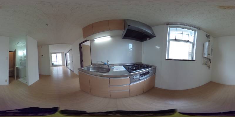 パノラマ画像キッチン