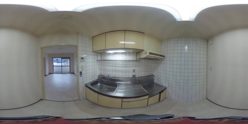 パノラマ画像キッチン