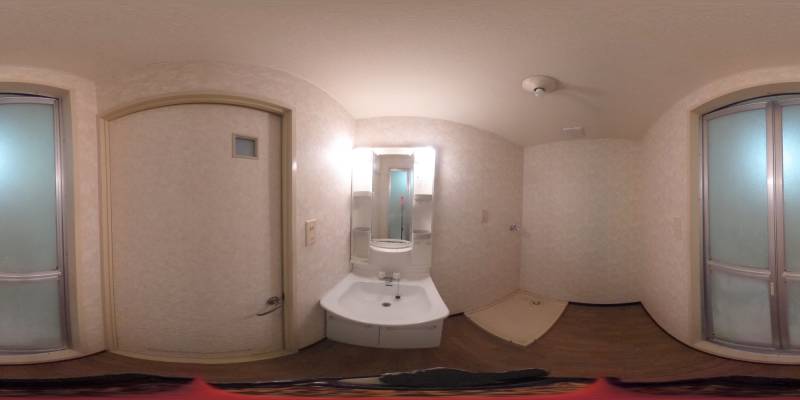 パノラマ画像洗面所