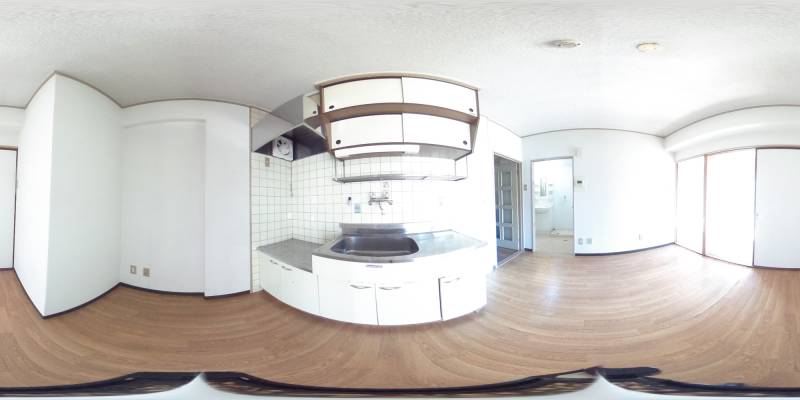 パノラマ画像キッチン