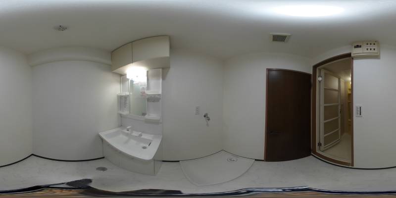 パノラマ画像洗面所