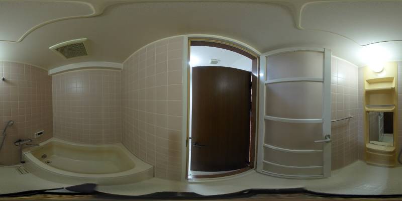 パノラマ画像バスルーム