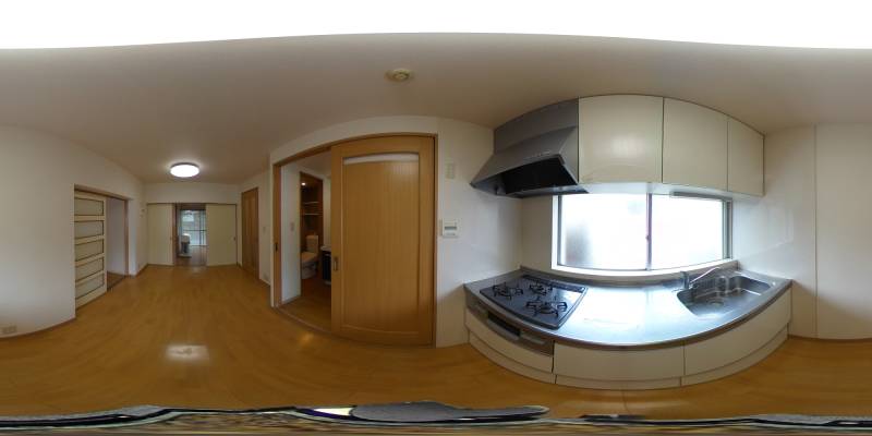 パノラマ画像キッチン