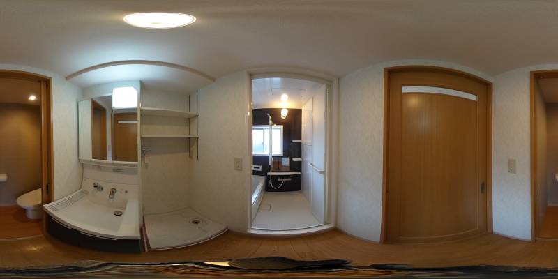 パノラマ画像洗面所