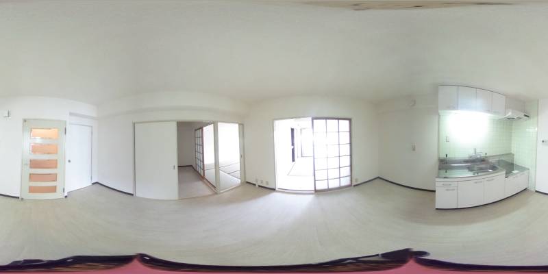 パノラマ画像リビング