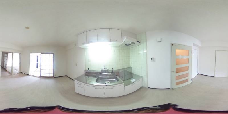 パノラマ画像キッチン