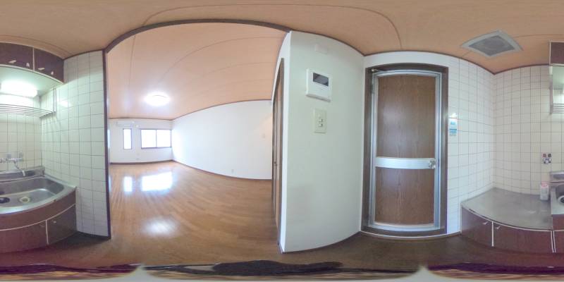 パノラマ画像キッチン