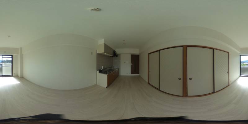 パノラマ画像リビング