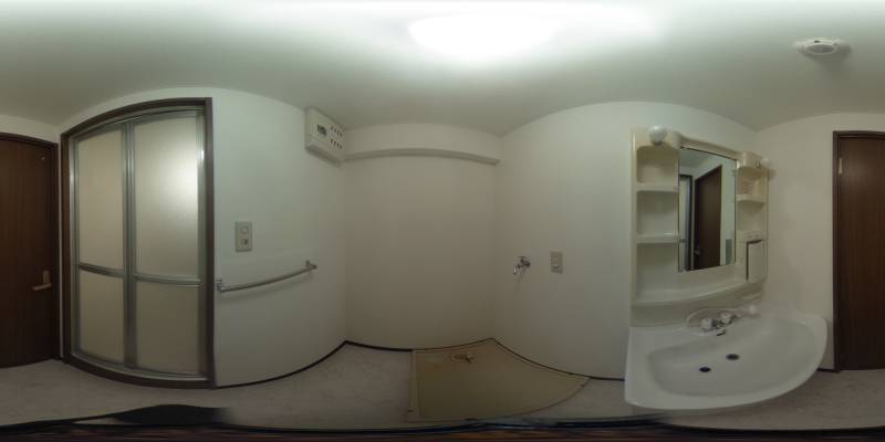 パノラマ画像洗面所