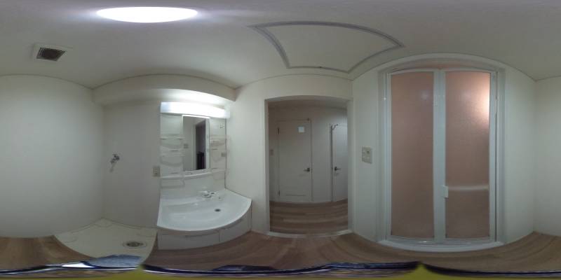 パノラマ画像洗面所