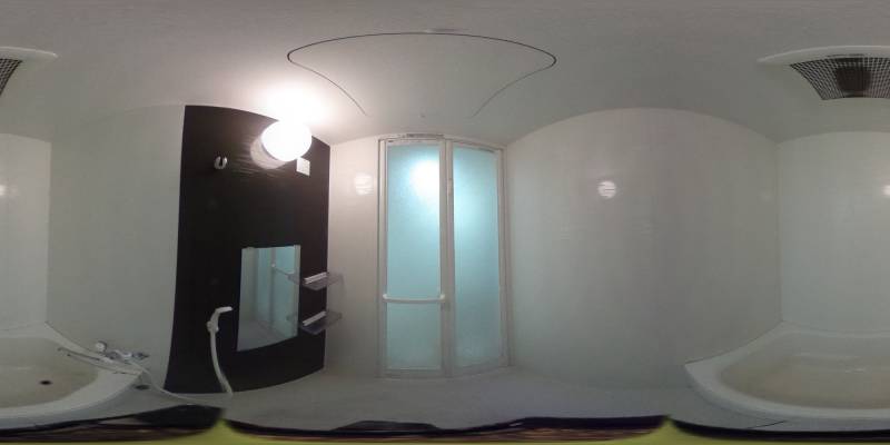 パノラマ画像バスルーム