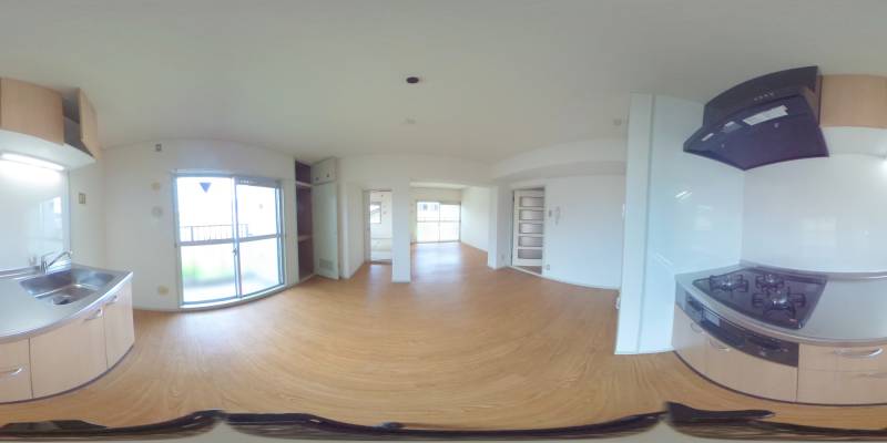 パノラマ画像キッチン