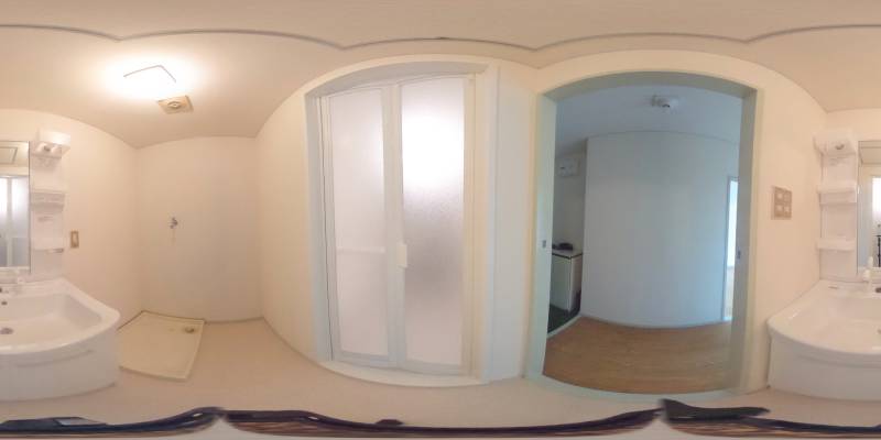 パノラマ画像洗面所