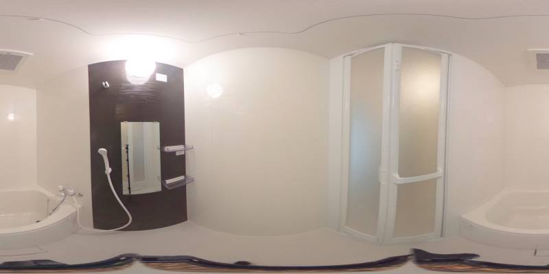 パノラマ画像バスルーム