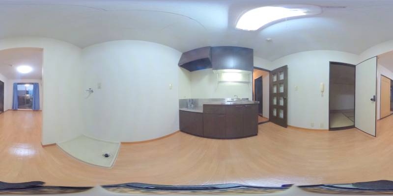 パノラマ画像キッチン