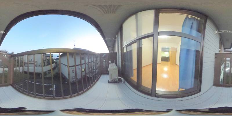 パノラマ画像バルコニー