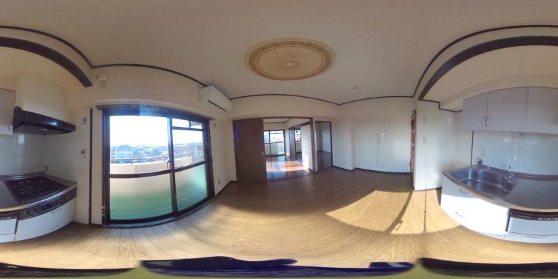 パノラマ画像キッチン