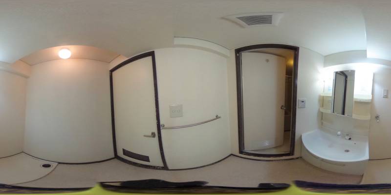 パノラマ画像洗面所