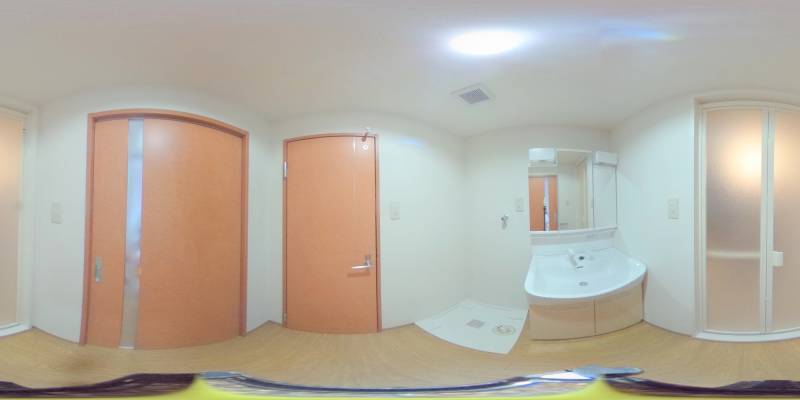 パノラマ画像洗面所