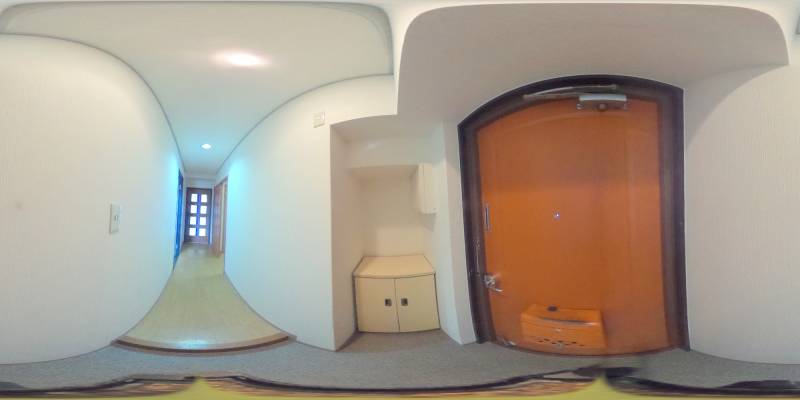 パノラマ画像寝室