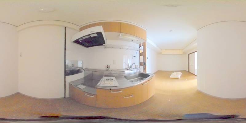 パノラマ画像キッチン