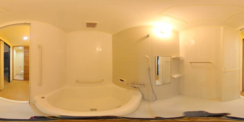 パノラマ画像バスルーム