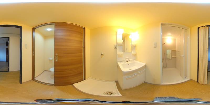 パノラマ画像洗面所