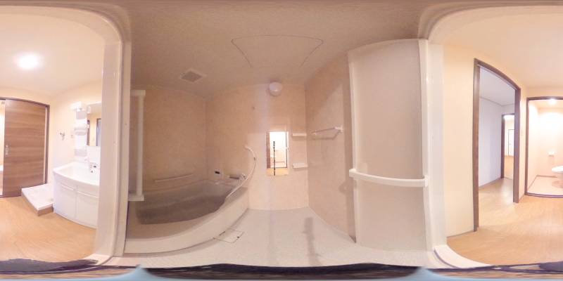 パノラマ画像バスルーム