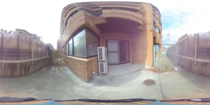 パノラマ画像バルコニー