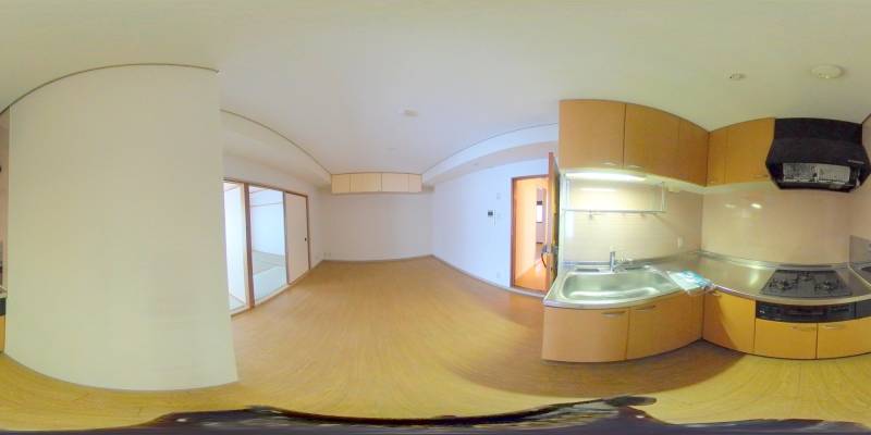 パノラマ画像キッチン