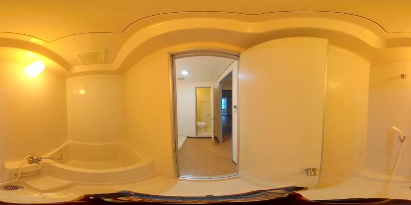 パノラマ画像バスルーム