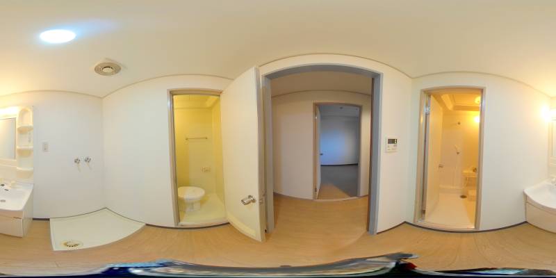 パノラマ画像洗面所