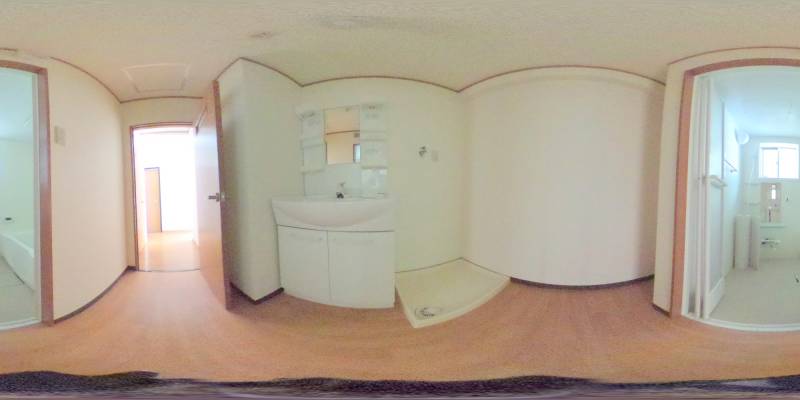 パノラマ画像洗面所