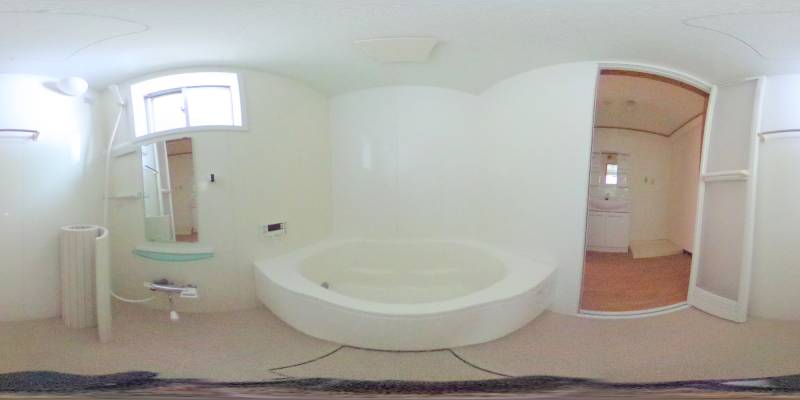 パノラマ画像バスルーム