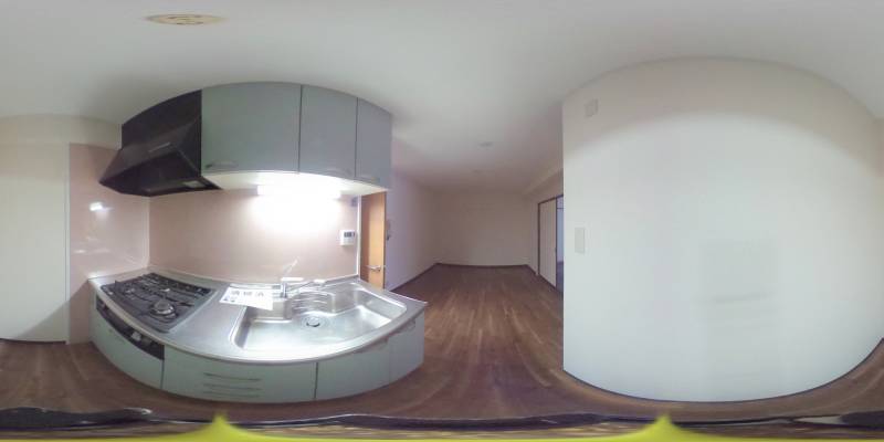 パノラマ画像キッチン